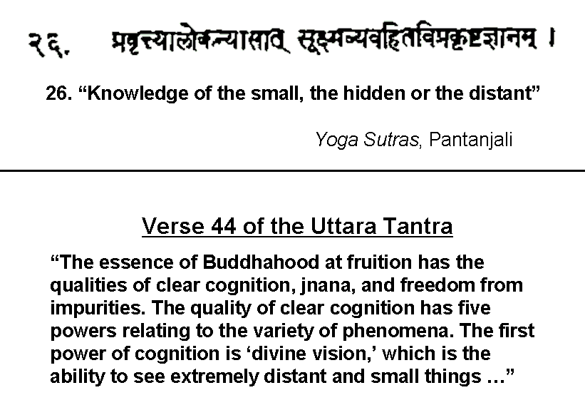 Patanjali's reference to anima